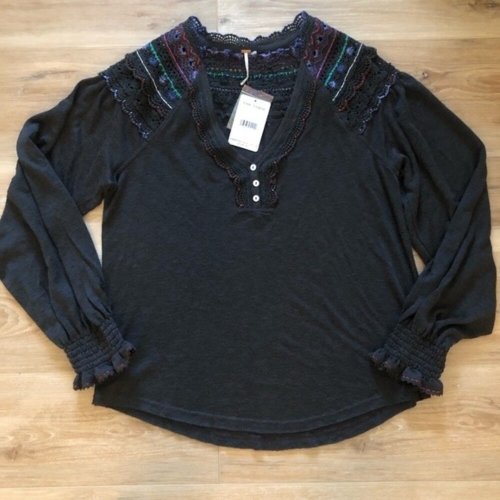 Free People“Siesta Fiesta” Boho Top S NWT